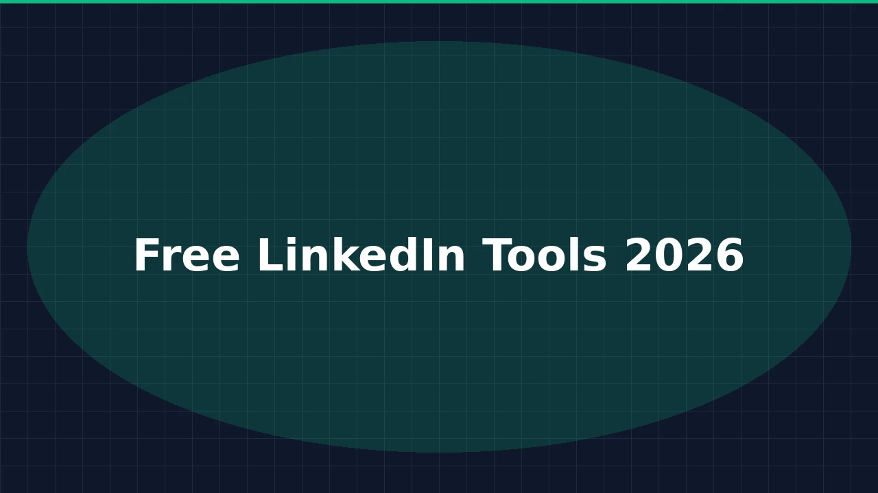 Free LinkedIn Tools 2026: 5 Tools to Scrape, Preview, Hook & Coach
